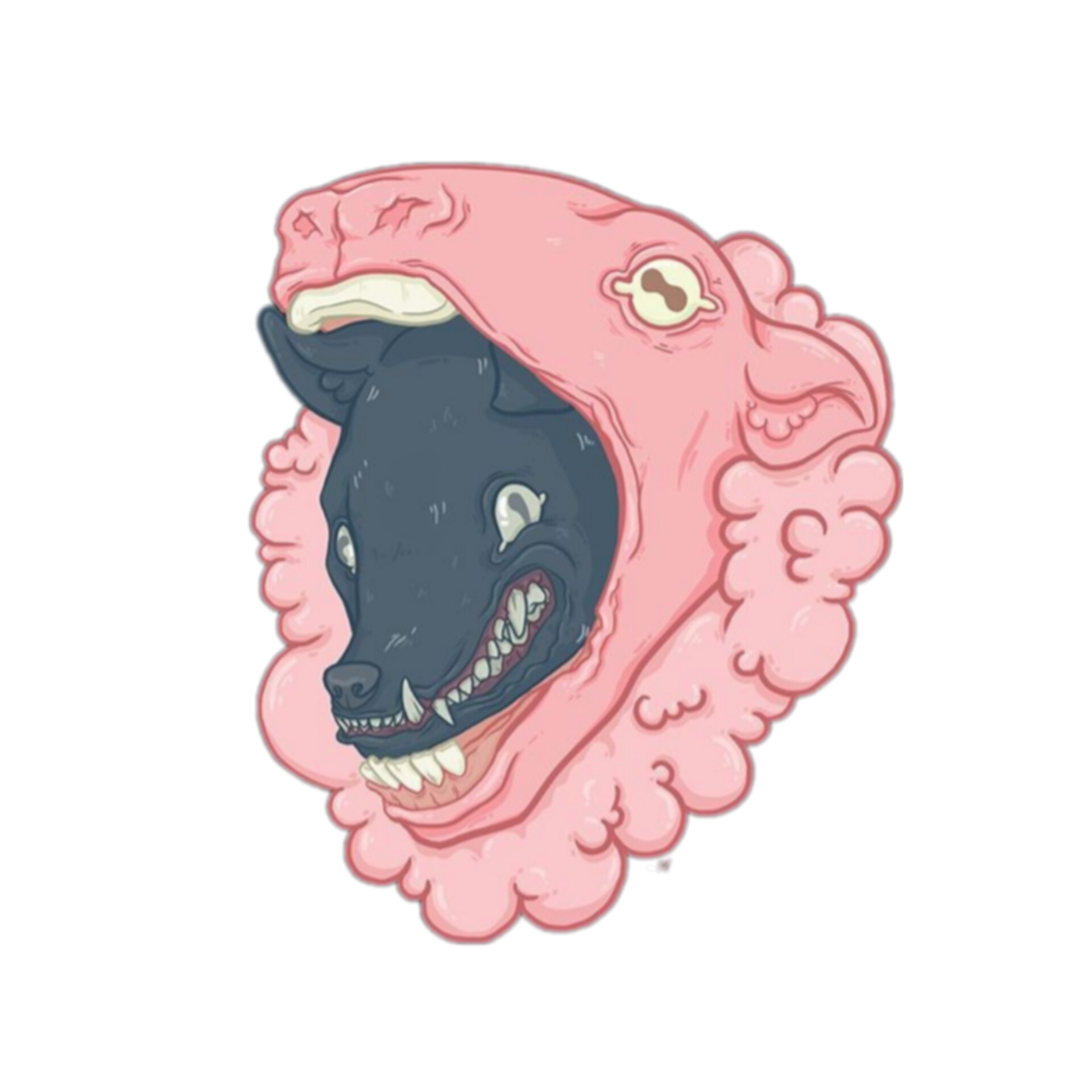 استیکر لپ تاپ مدل اژدها شاینی