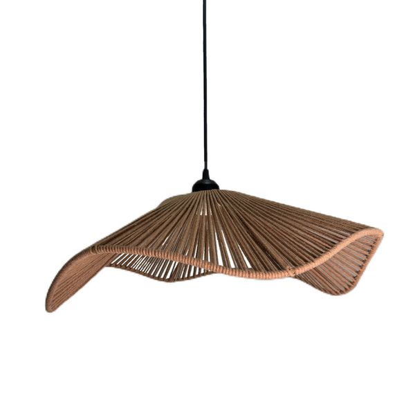 لوستر بافتنی مدل دفرمه مکرومه کد 50