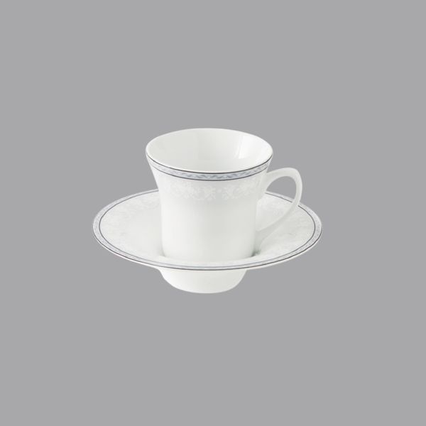 سرویس غذاخوری 108 پارچه 12 نفر چینی زرین ایران مدل وایت رز سری شهرزاد درجه یک