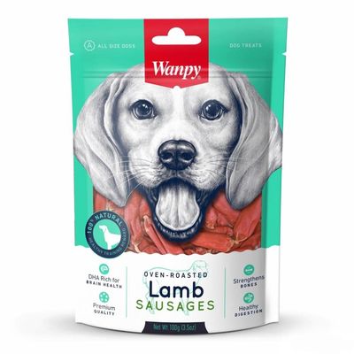 تشویقی سگ ونپی مدل سوسیسی با طعم بره Lamb Sausages