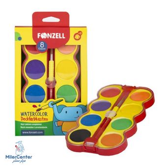 آبرنگ 8 رنگ فونزل (FONZELL)