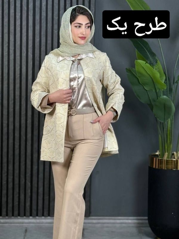 کت ژاکارد زنبوری کد 1718