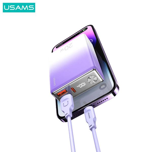 پاوربانک یوسمز مدل US-CD192 ظرفیت 10000 میلی آمپر ساعت