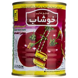 کنسرو رب گوجه فرنگی خوشاب مقدار 800 گرم 12 عددی