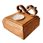 جاشمعی مدل چوبی طرح حب