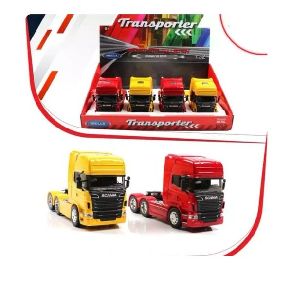 ماکت ماشین ولی مدل کشنده دو محور اسکانیا