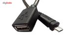کابل تبدیل microUSB-B به USB-A OTG یونیتک مدل Y-C438GBK طول 0.2 متر(گارانتی 12 ماهه مارون)