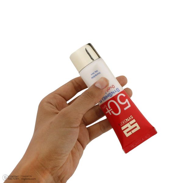 کرم ژل ضدآفتاب ساین اسکین مدل SPF50، مناسب پوست‌های چرب، حجم 50 میلی‌لیتر