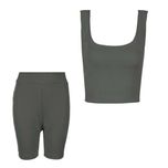 ست تاپ و شلوارک زنانه مدل MDSS-CH1921