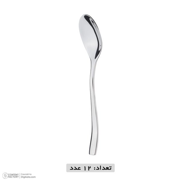 قاشق چای خوری ام جی اس مدل m043 مجموعه 12 عددی