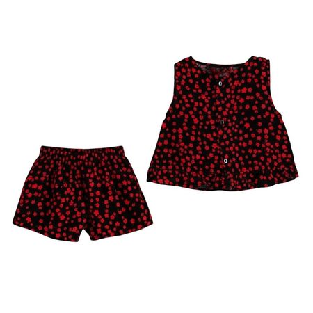 ست تاپ و شلوارک راحتی نوزادی مدل MDSS-CH3745