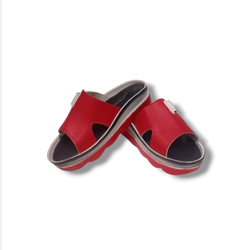 صندل زنانه زرپای مدل 31-558 رنگ سرمه ایی قرمز