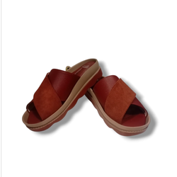 صندل زنانه زرپای مدل 36-558 رنگ عسلی