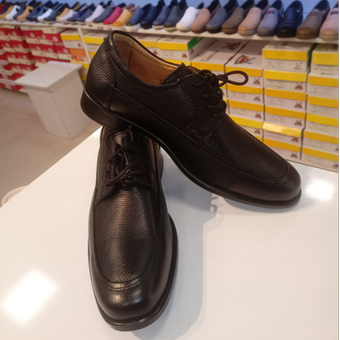 کفش چرم مردانه البرز مدل تورینا بندی 1326