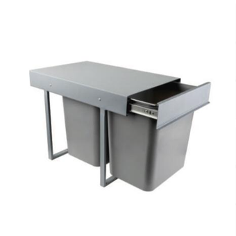 سطل زباله دو قلو