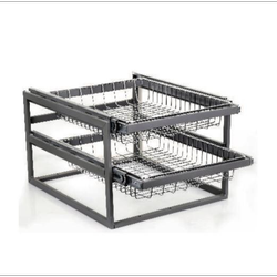 سبد همه کاره 2 طبقه بغل ریل