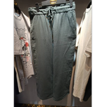شلوار نخی خنک بندی وارداتی از برند Zara