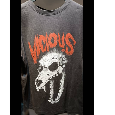 تیشرت وارداتی یونیسکس با طرح vicious از برند cropp