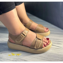 صندل زنانه تابستانی شیما طبی مدل نیلی
