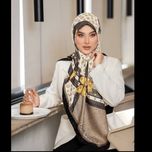 روسری ابریشم توییل طرح لوییز ویتون