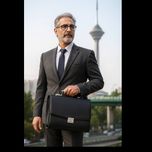 کیف اداری تک قفله - طرح درفش