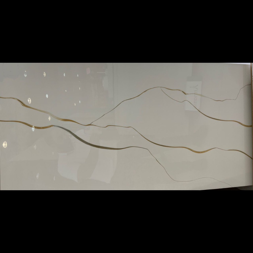 سرامیک پاناما سفید 60*120 نانو پولیش سفید رگه طلایی