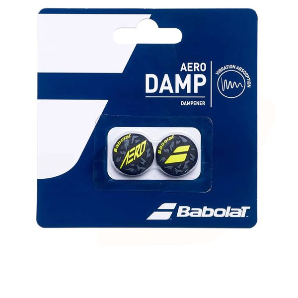 ضربه گیر راکت تنیس بابولات 2 عددی مدل AERO رنگ زرد