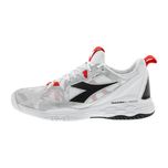 کفش تنیس دیادورا  Diadora Blushield Fly 2 Clay White/Hibiscus Red tennis shoe (36.5)