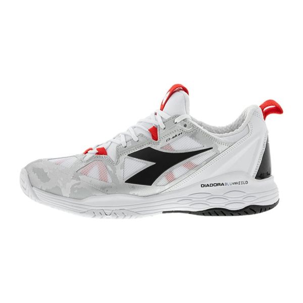 کفش تنیس دیادورا  Diadora Blushield Fly 2 Clay White/Hibiscus Red tennis shoe (41)