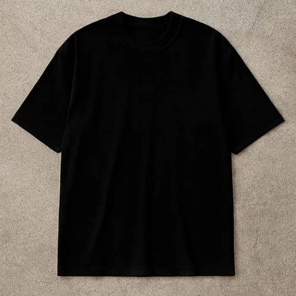 تی شرت باکسی بیسیک رنگ مشکی