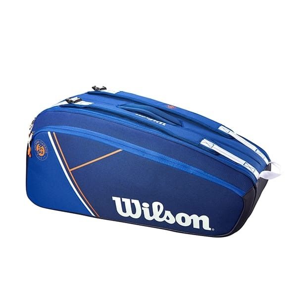کیف تنیس ویلسونWilson Roland Garros Super Tour 9 Pack Racket Bag