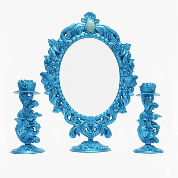 آینه و شمعدان یلدا - ست رومیزی کوچک