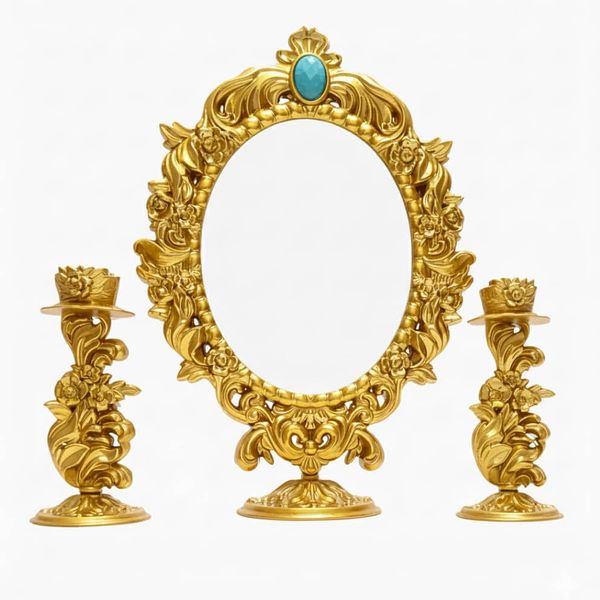 آینه و شمعدان یلدا - ست رومیزی کوچک