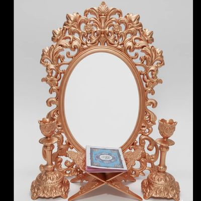 ست آینه و شمعدان نگار - ست رومیزی و دکوری