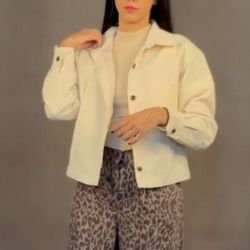 کت کراپ پشت چاک