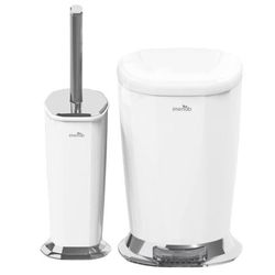 برس توالت و سطل زباله ایمن آب مدل ونیز