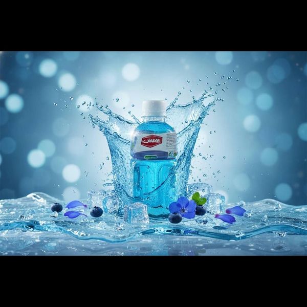 نوشیدنی پت تیکه نارگیل طعم بلوبری