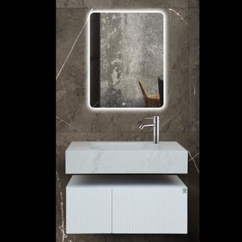 ست روشویی کابینتی کاکتوس مدل جانا سفید