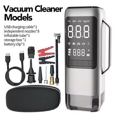 جامپ استارتر و پمپ باد و جارو شارژی خودرو مدل 9366B