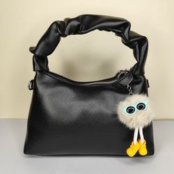 کیف دسته چروک مشکی | اورجینال