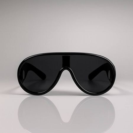 عینک محافظ برای اسکیت و دوچرخه تمام مشکی