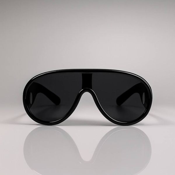 عینک محافظ برای اسکیت و دوچرخه تمام مشکی