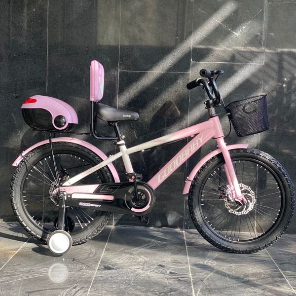 دوچرخه کودک گودبیبی (GOODBABY) سایز 20 – رنگ صورتی