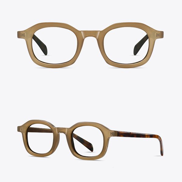 فریم عینک طبی مربعی آلبرت وگ مدل S31104-C3-1 Acetate مناسب برای صورت گرد و بیضی