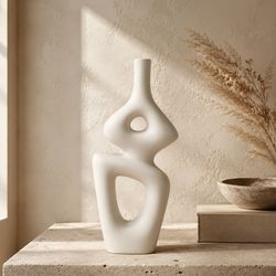 گلدان تندیسی ارگانیک مدل مودرا