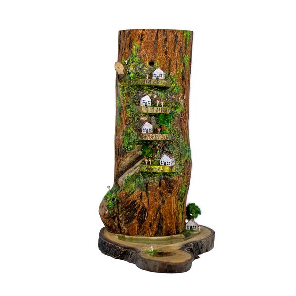 جاعودی آبشاری چوبی مدل ایلیگان