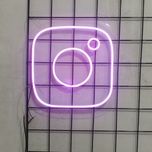 چراغ نئونی دیواری طرح اینستاگرام