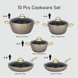 سرویس پخت و پز ام جی اس 10 پارچه مدل فورج کد 800299