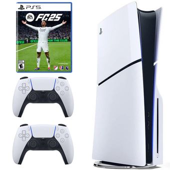 کنسول بازی سونی مدل PlayStation 5 Slim ظرفیت یک ترابایت ریجن 2016A اروپا به همراه دسته اضافی و بازی EA Sports FC 25*369
