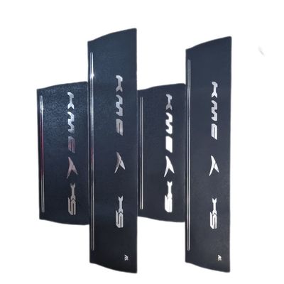 برچسب پارکابی خودرو امیران اسپرت طرح چرم کد 2025035 مناسب برای کی ام سی X5 مجموعه 4 عددی